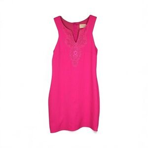Everly Fuchsia Sleeveless Dress